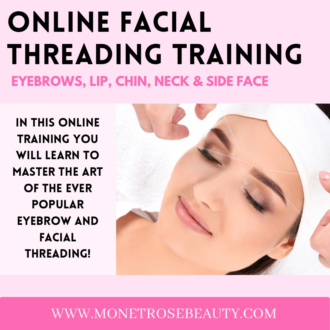 Online Eyebrow & Facial Threading Training (No Kit Included)