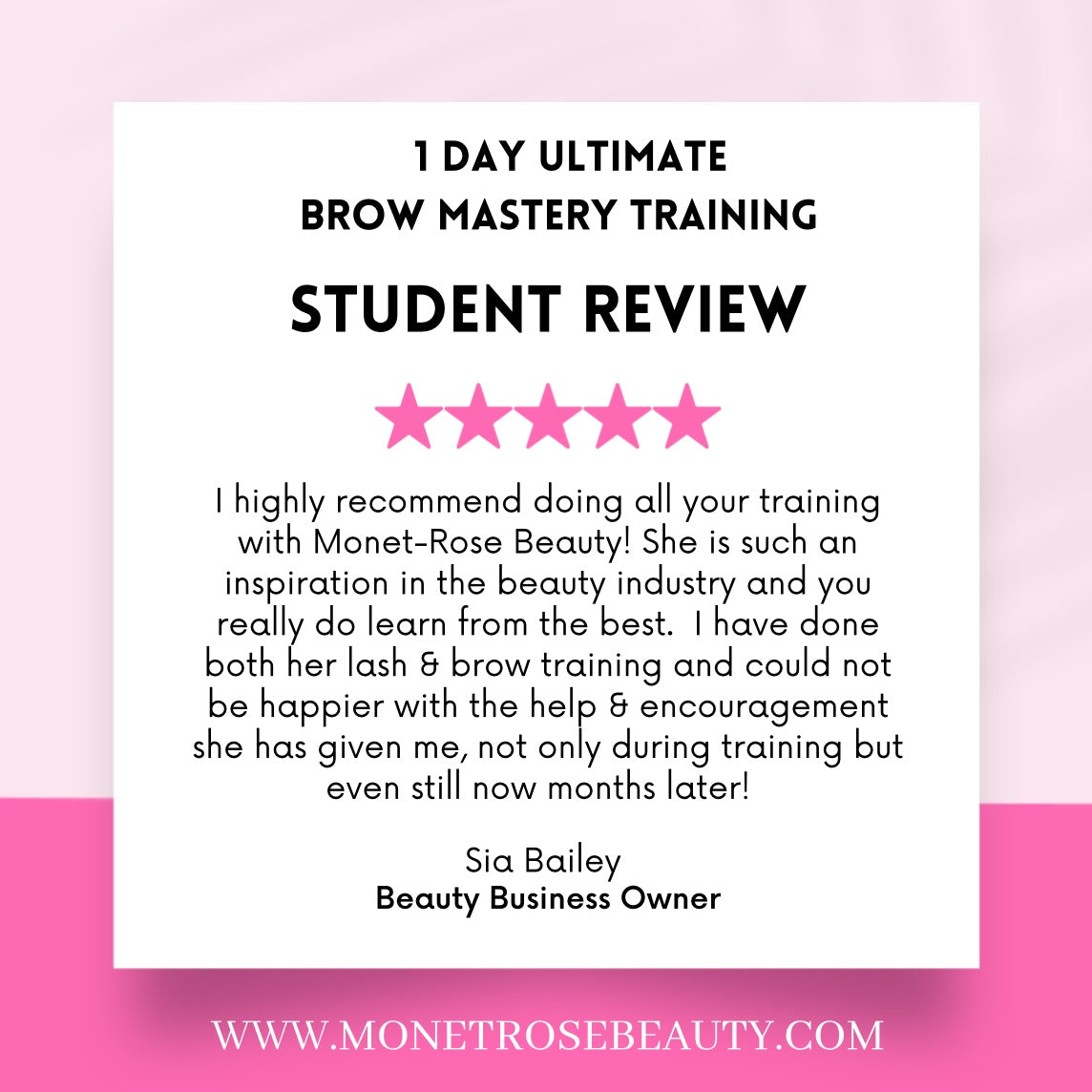 1 Day Ultimate Brow Mastery Training